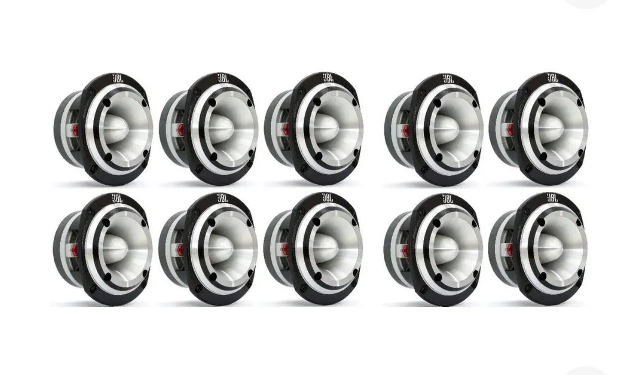 Tweeter 8 Ohm Jbl 2x Super Tweeter JBL Selenium ST450 Trio - 8 Ohm, 300 Watt RMS, Per Altoparlanti Auto/Hi-Fi Casse Auto Jbl