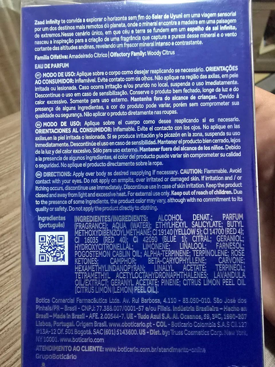 Zaad infinity lacrado 95 ml - Foto 2
