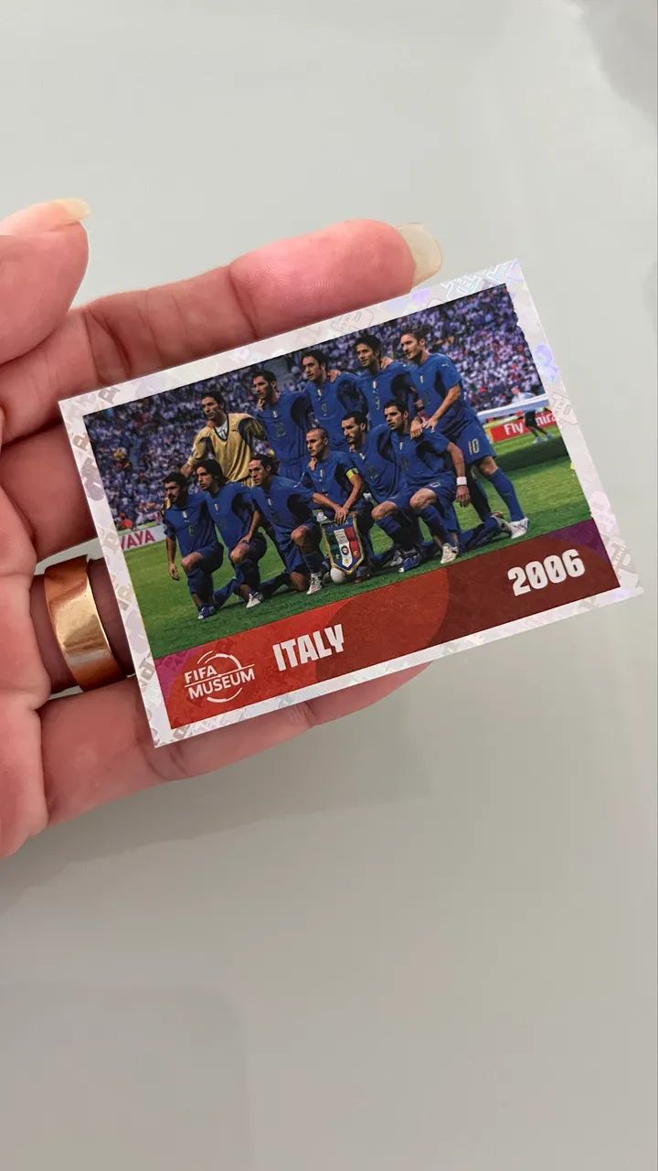 Figurinha FWC 17 Italy 2006 RARA Copa Panini 2026