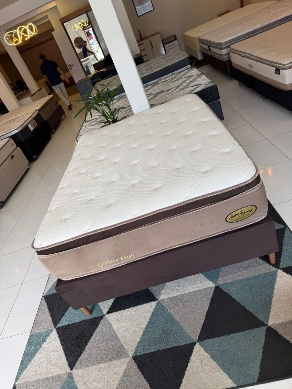 Colchão de Casal GABBANA COM BASE - Entrego! - Foto 6
