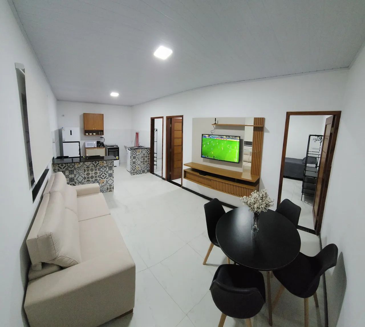 Conforto, proximo a praia, para 5 pessoa, Wi-Fi e climatizado