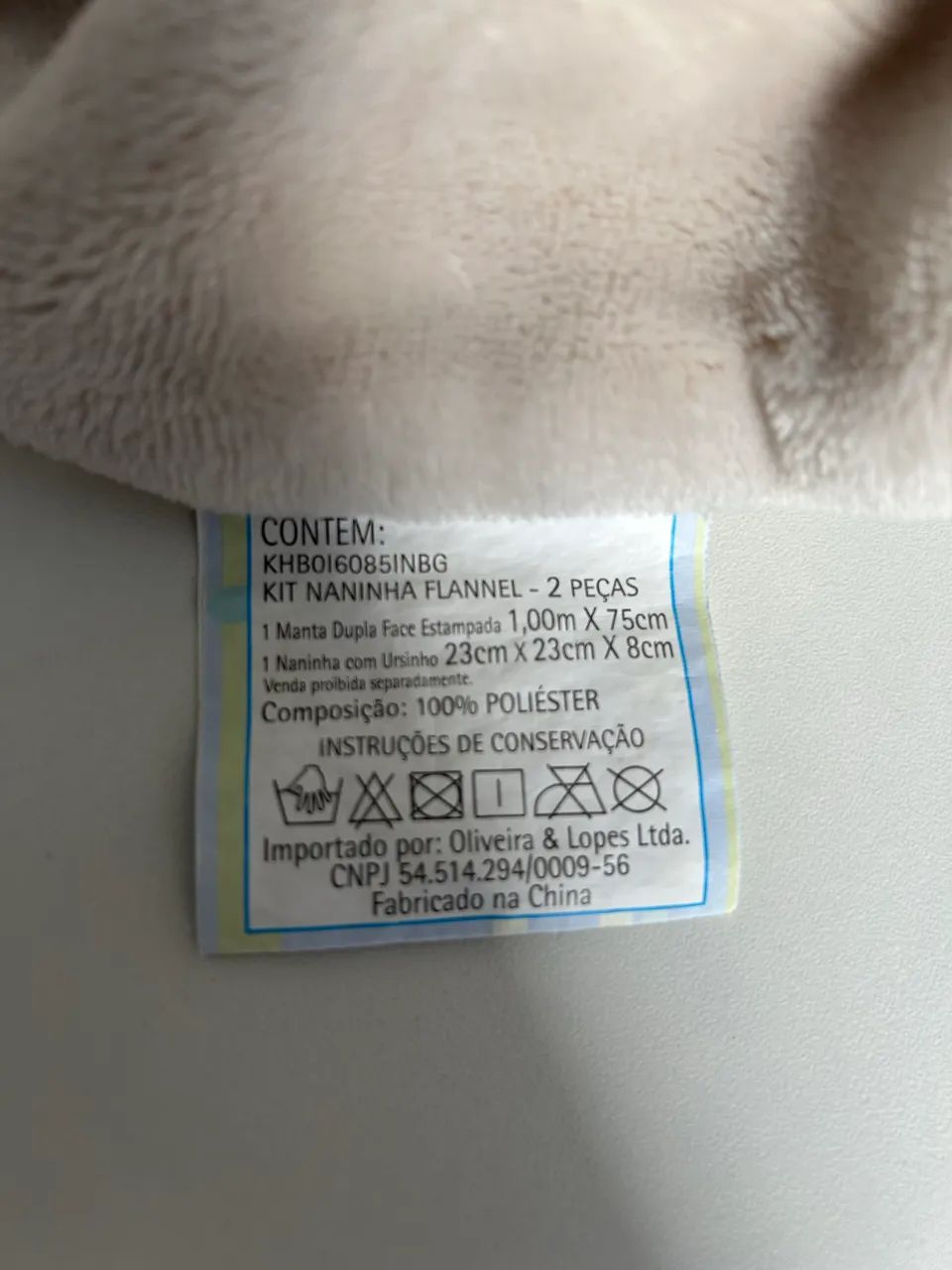 naninha de pelúcia com cobertor para bebê - Foto 4