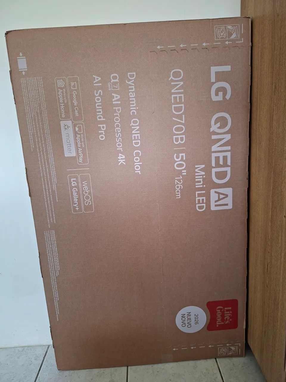 Smart TV LG Qned Mini Led 50 Polegadas Nova