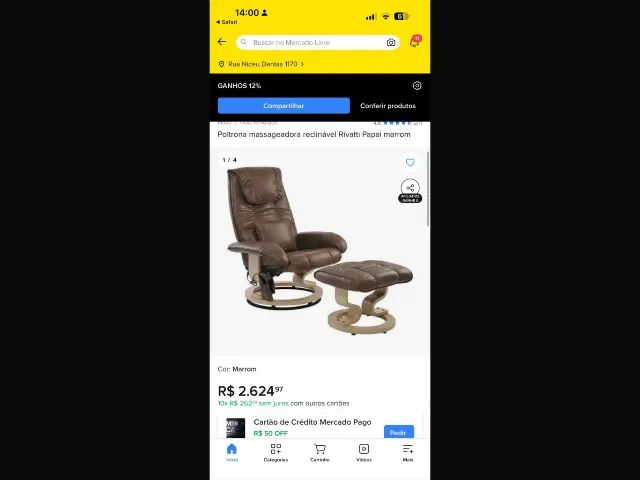 Poltrona de massagem reclinável!! - Foto 3