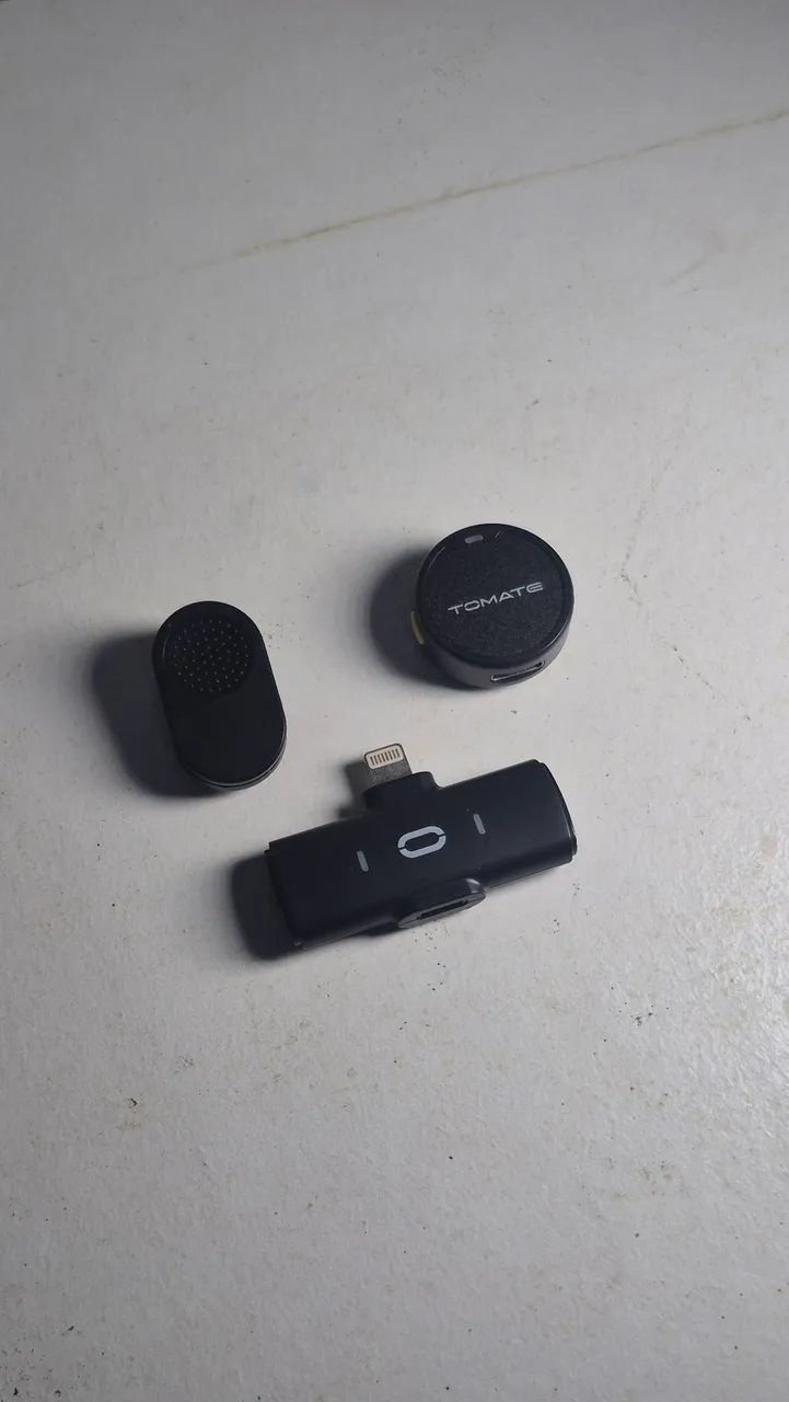 Microfone de lapela da marca tomate NOVO! - Foto 3