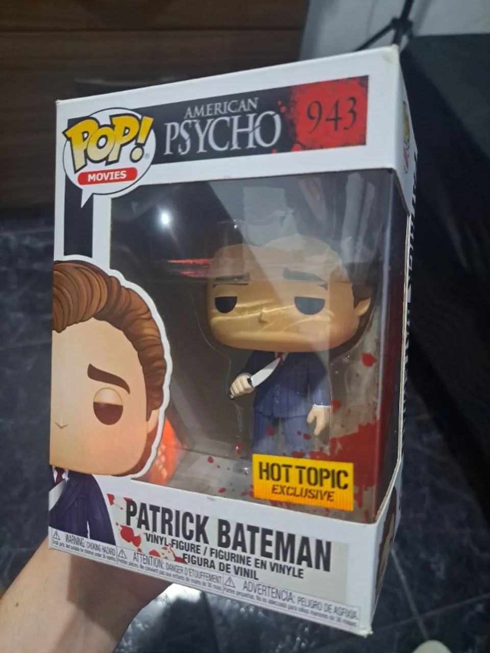 Funko Pop Patrick Bateman 943 Hot Topic Exclusive - Foto 5