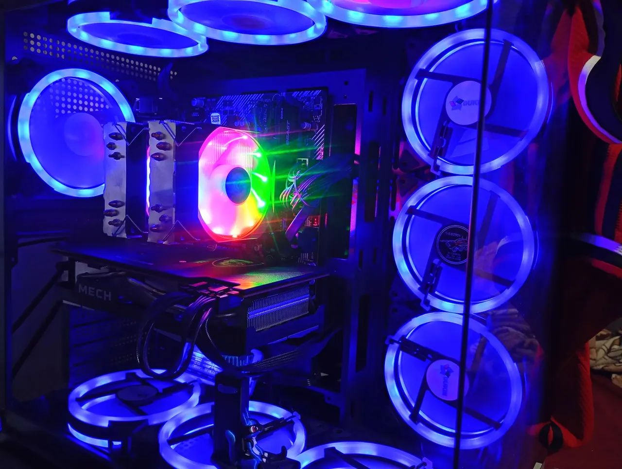 Air cooler + 10 fans RGB  - Foto 3