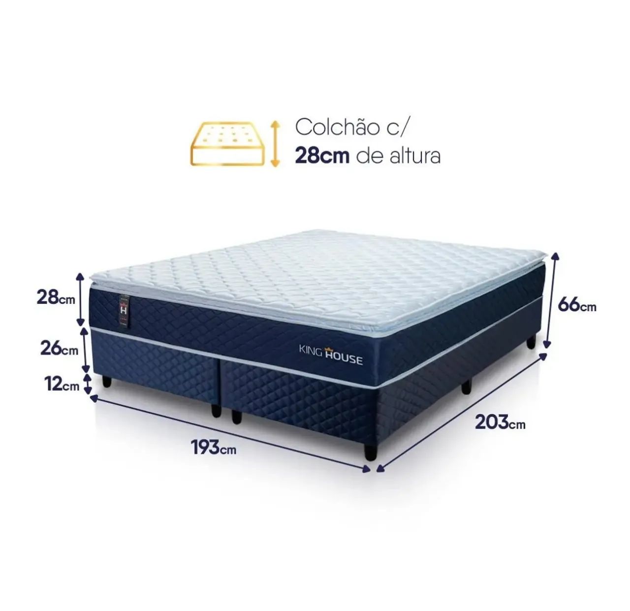Conjunto Cama Box King Size - Foto 3