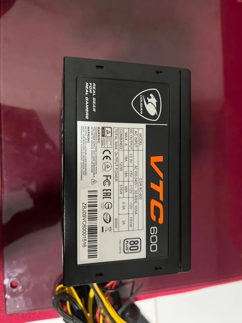 Fonte Cougar 600w - Foto 2