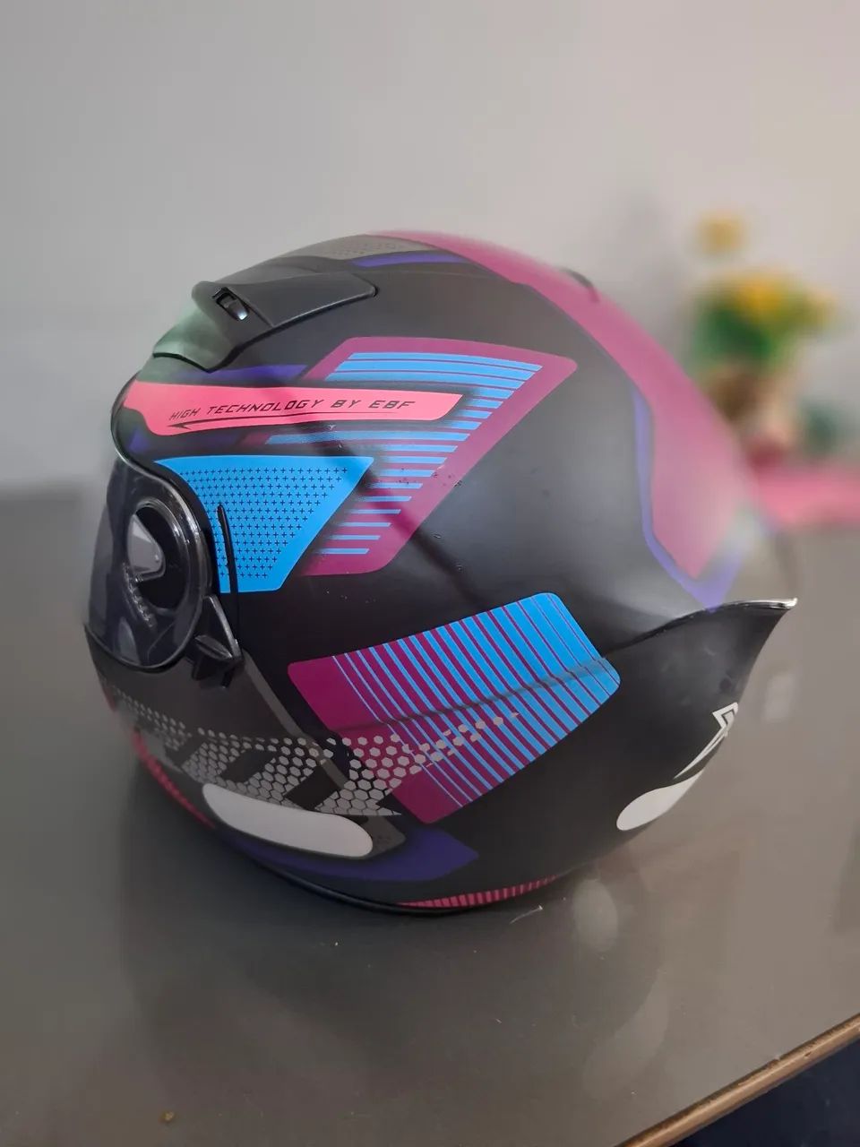 Capacete com óculos  - Foto 5