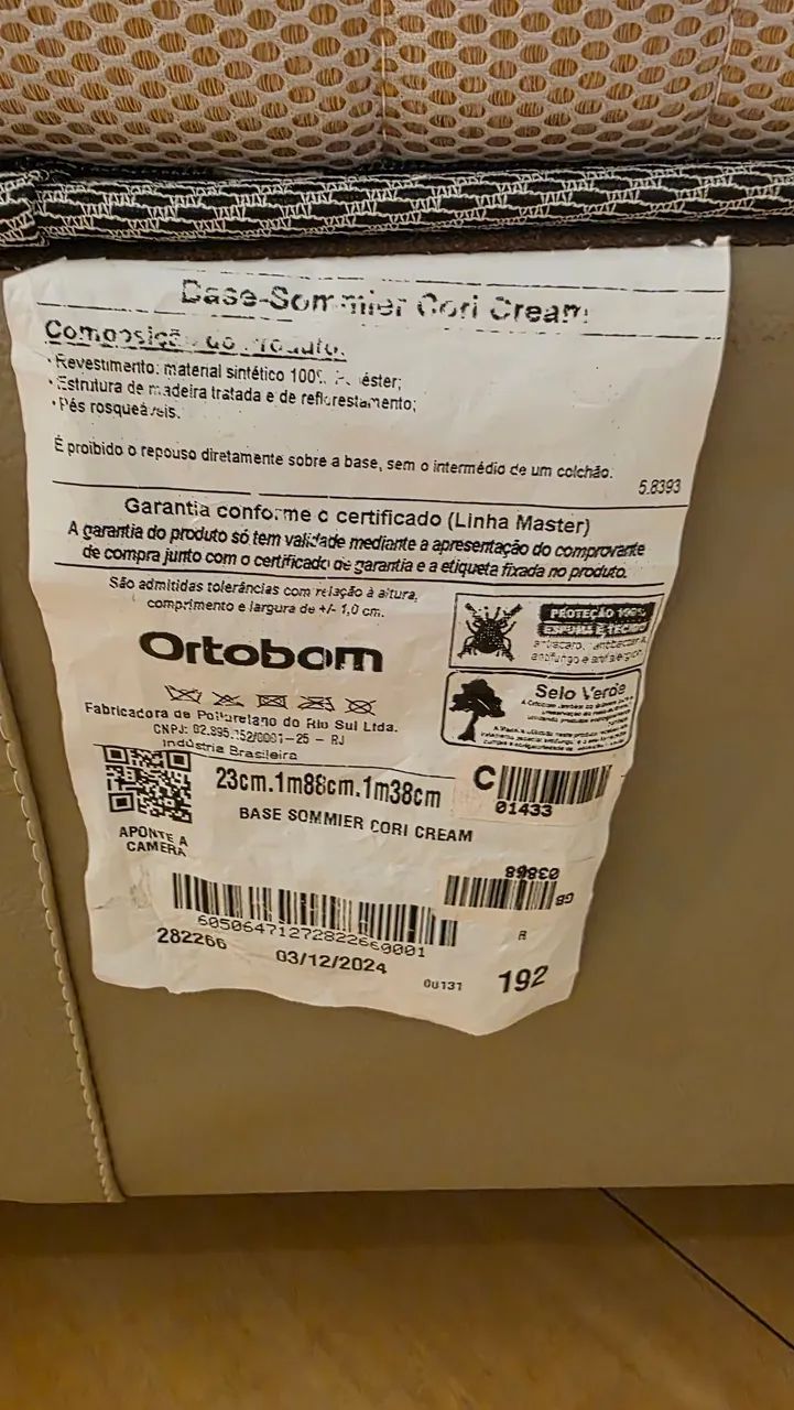 Cama casal Ortobom com colchão - Foto 4