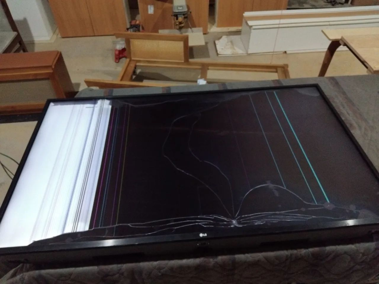 Tv LG 55pol com defeito - Foto 2