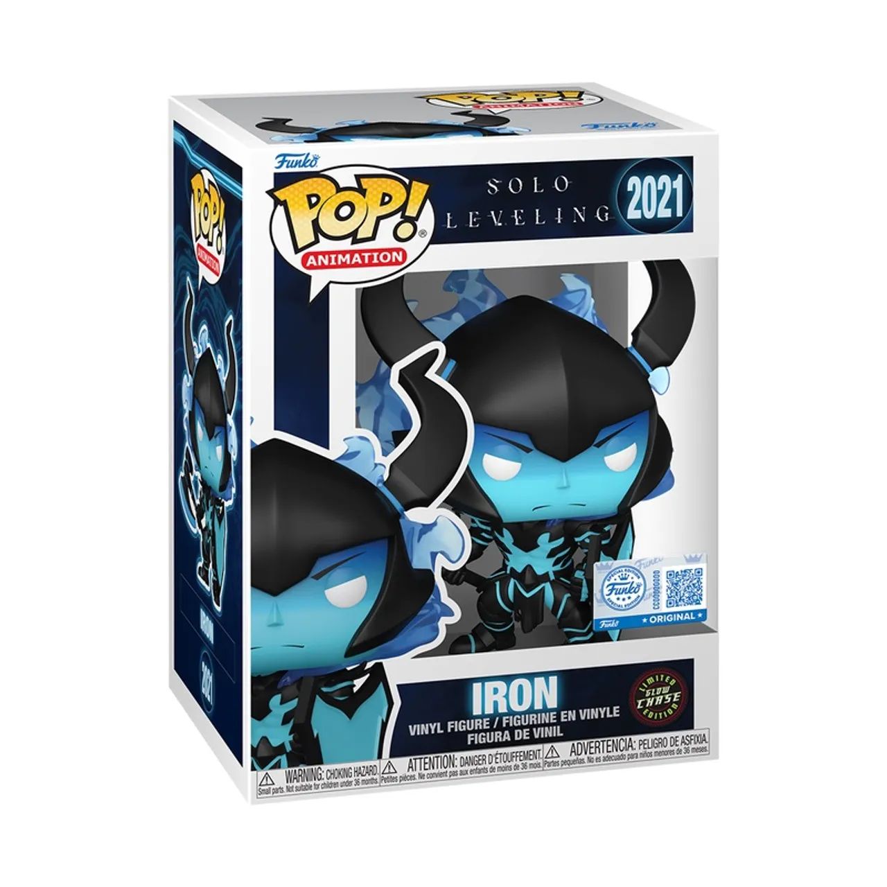 Funko pop solo leveling iron glow chase