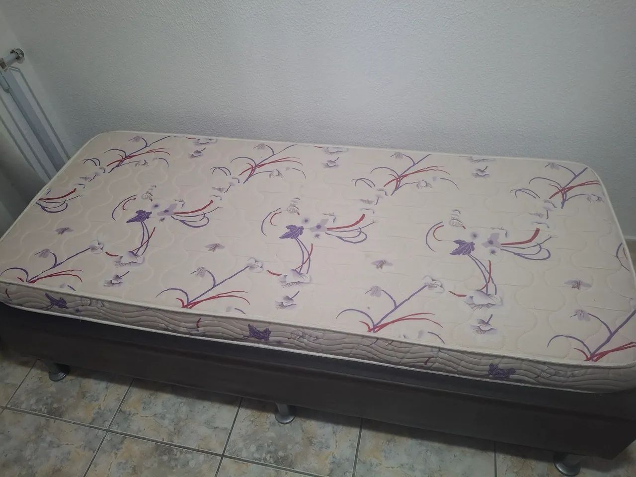 Cama box e colchão solteiro - Foto 3