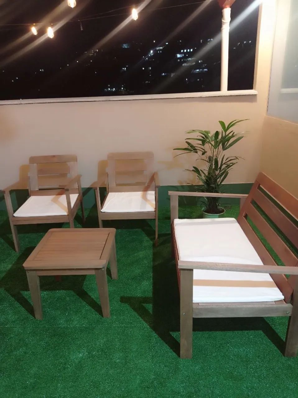 Conjunto sofá e poltrona para jardim - Foto 2