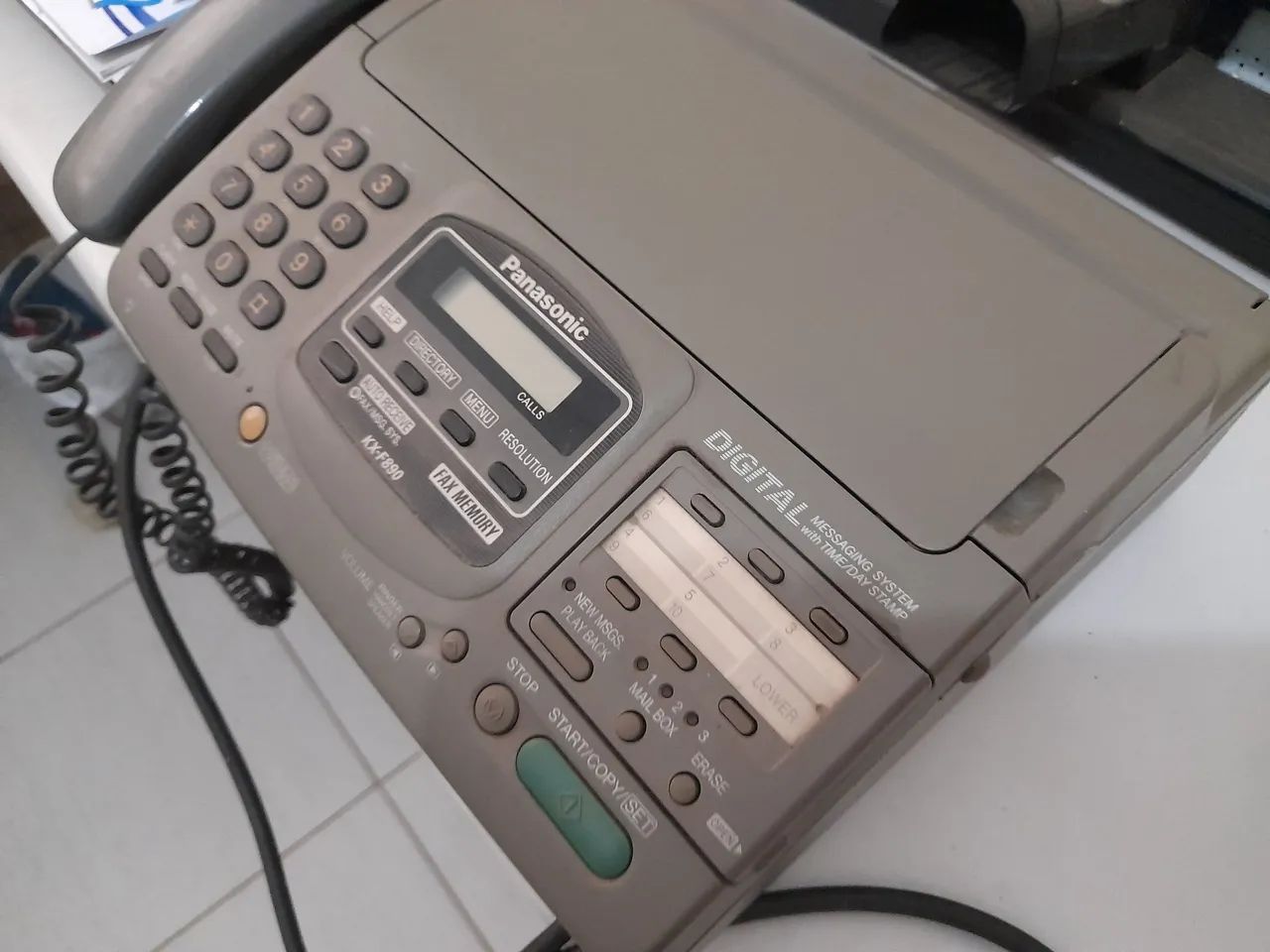 FAX PANASONIC, PERFEITO!!!!! - Foto 3