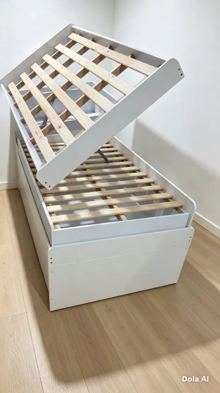 Cama baú mais colchão de solteiro - Foto 3
