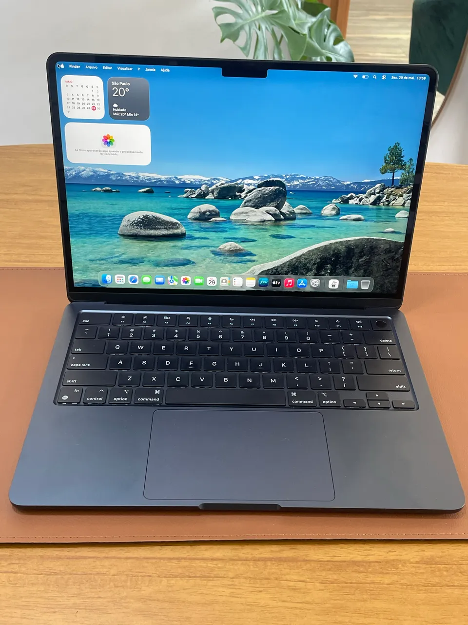 Apple Macbook Air M2 8GB 512GB 13 polegadas Midnight (na caixa