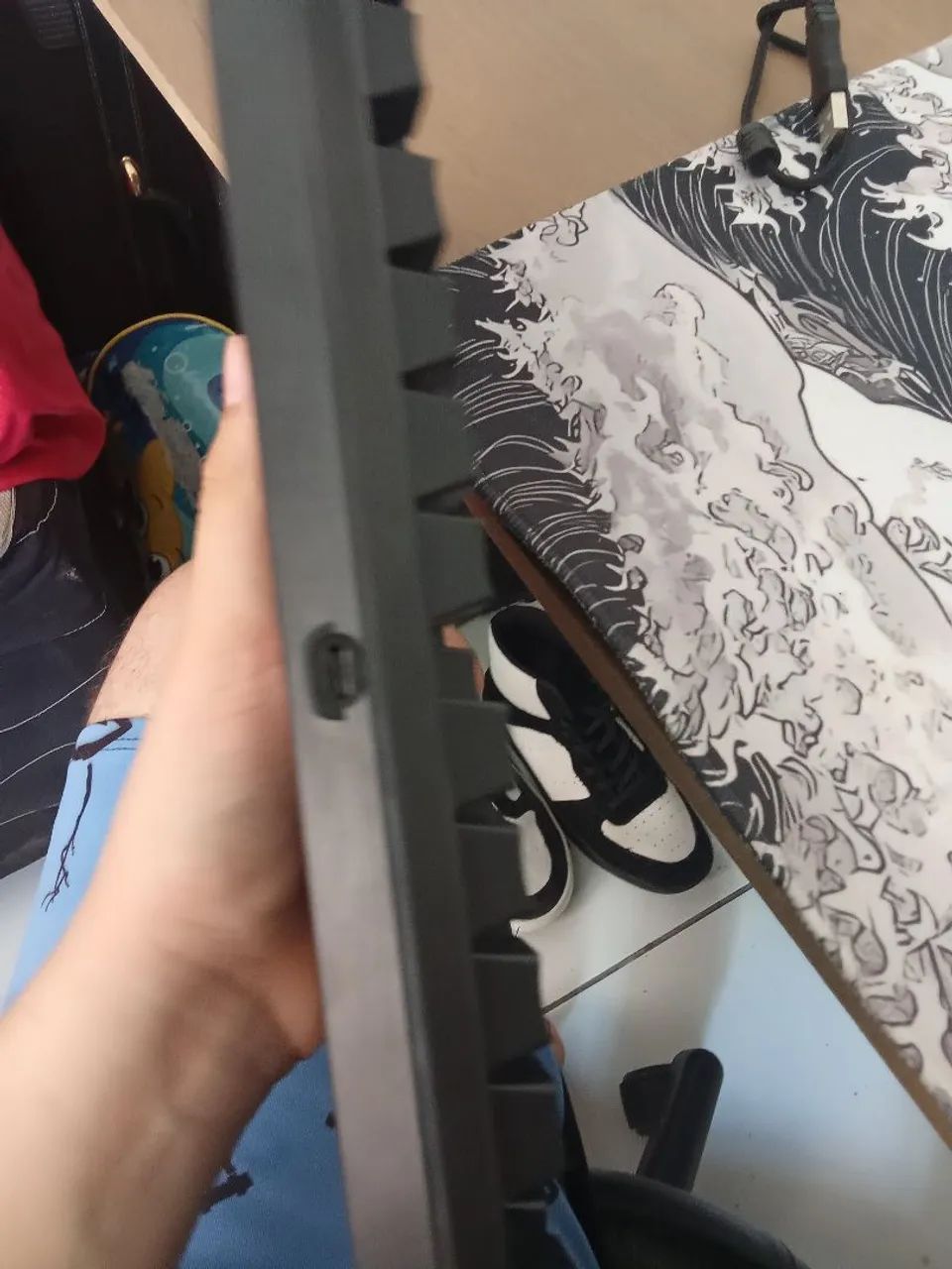 Kit teclado mecânico, mause e mauseped - Foto 4