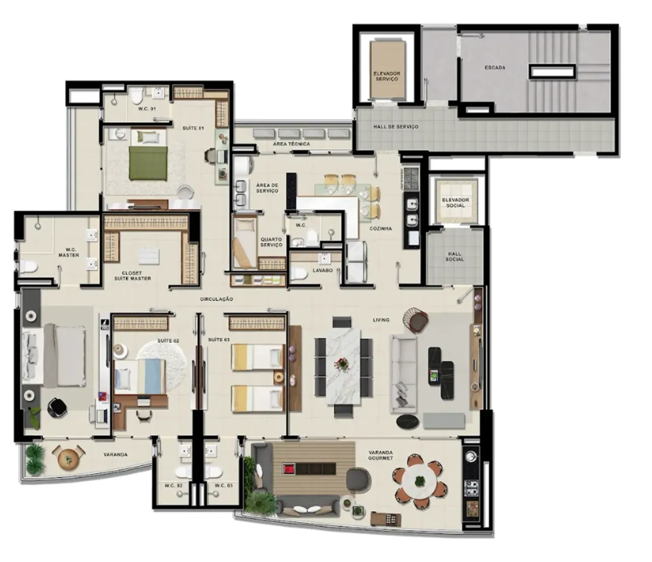PLANTA 215m²