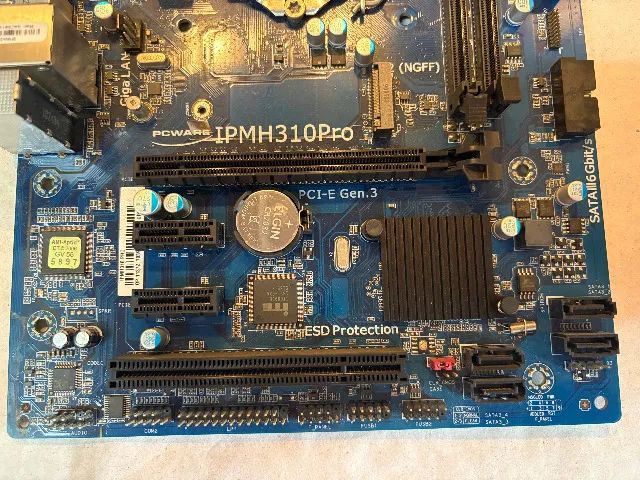 Placa Mae IPMH310 PRO - Sucata - Leia  - Foto 4
