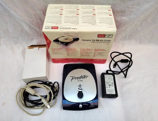 Drive Cd-rw Externo Usb Predator Na Caixa 