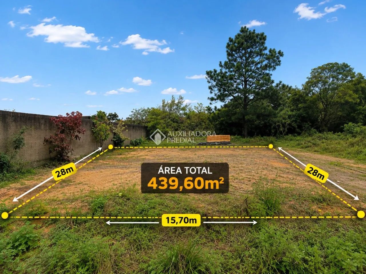 Terreno com 439 m² com Escritura Pública na Pinheira