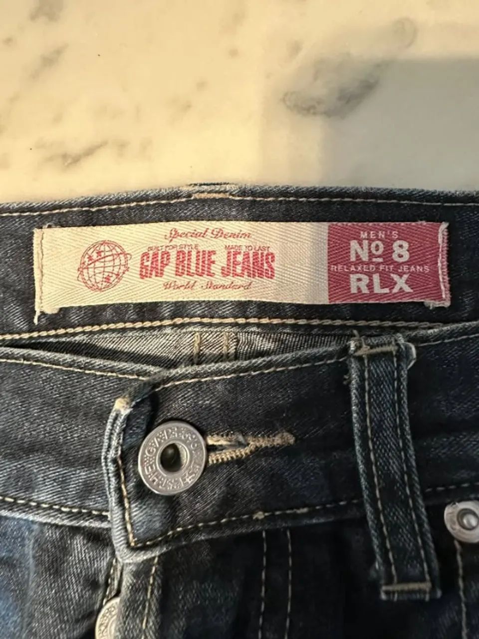 Calça GAP Blue Jeans escura - Foto 3