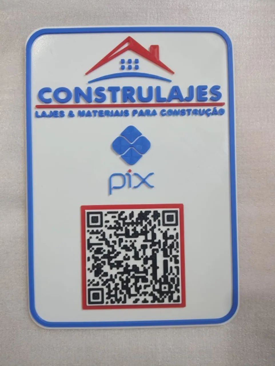 Placa PIX Personalizada - Feita em 3D - Foto 5