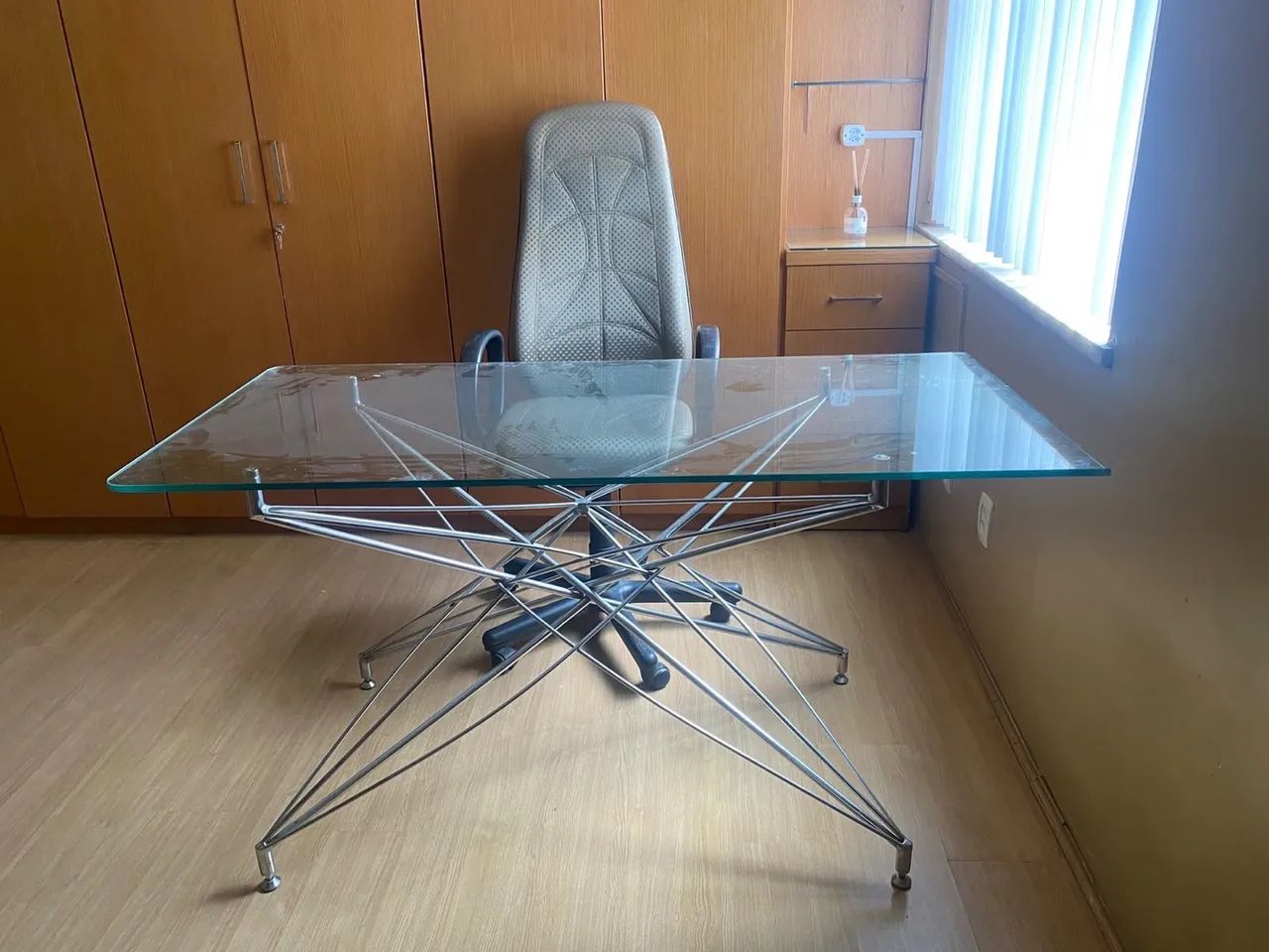 Mesa de Vidro com Inox - Foto 2