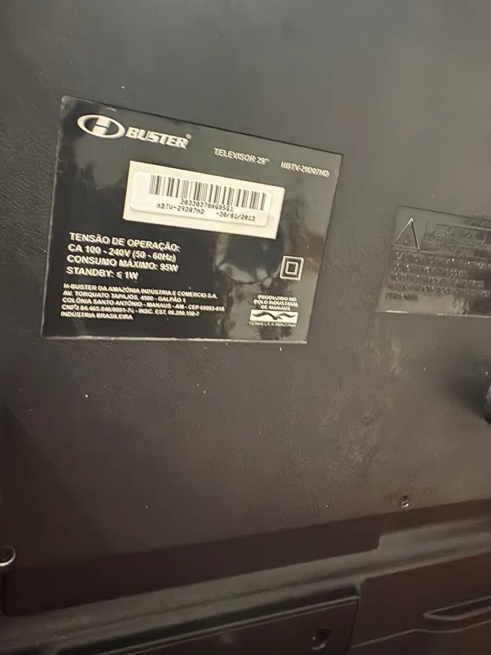 TELEVISÃO BUSTER 29HD - Foto 2