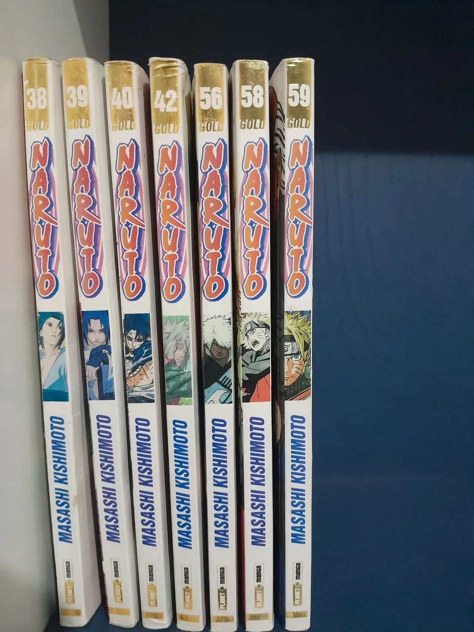 Naruto Shippuuden volumes 38 39 40 42 56 58 e 59 vendidos em lote