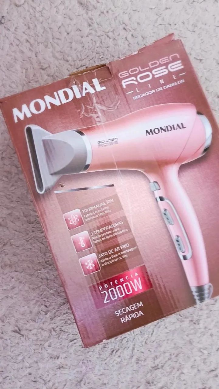 Secador de cabelo Mondial Golden Rose - Foto 3