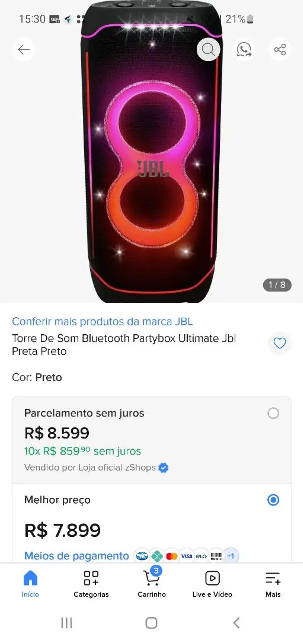 Jbl partybox ultimate 