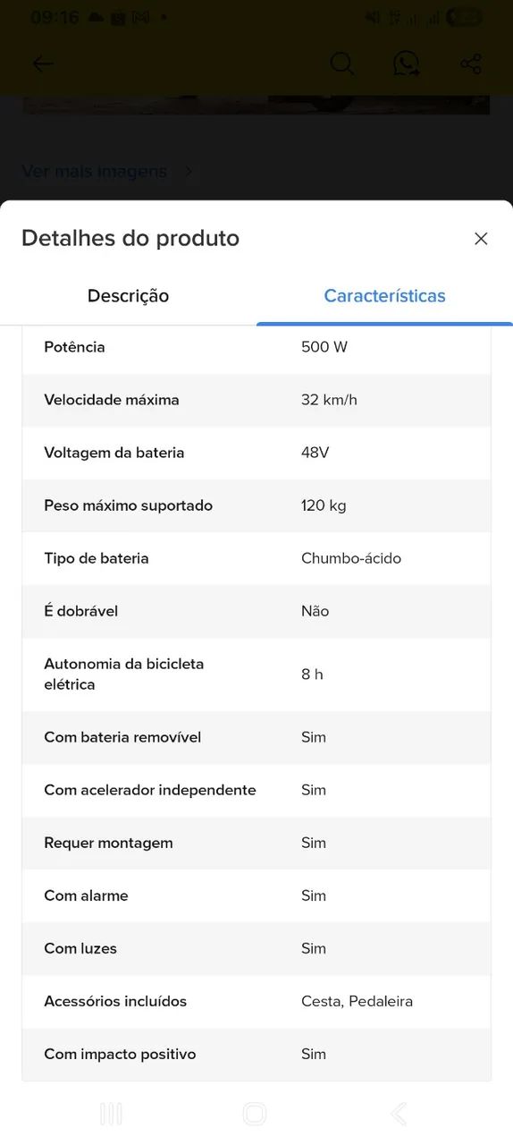 Bicicleta elétrica  - Foto 2