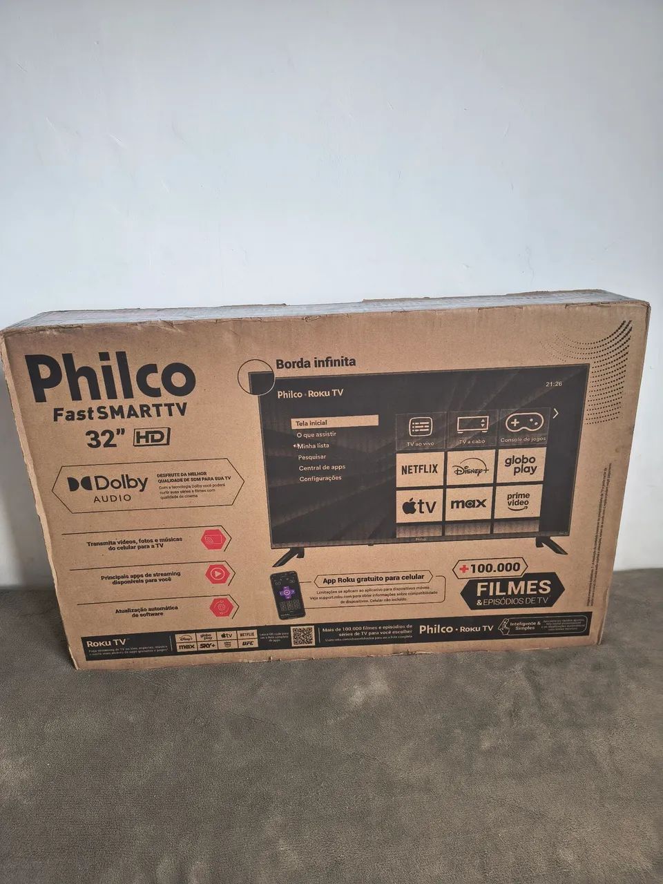 Smart Tv Philco 32 polegadas LACRADA