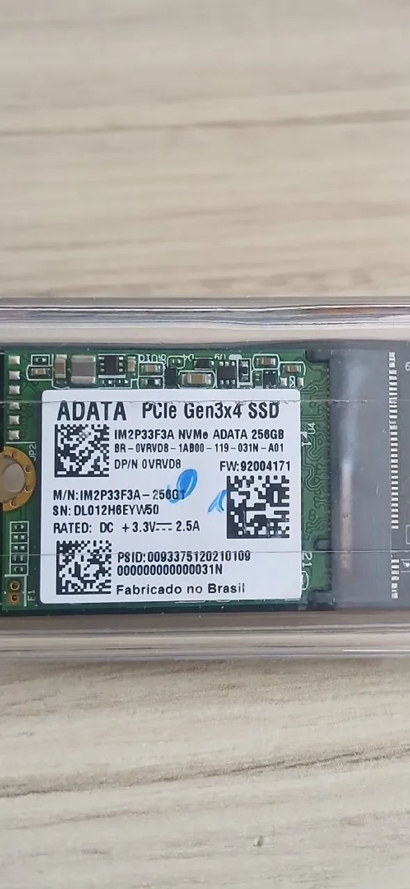 Ssd nvme adata 256 gb pcie - Foto 2