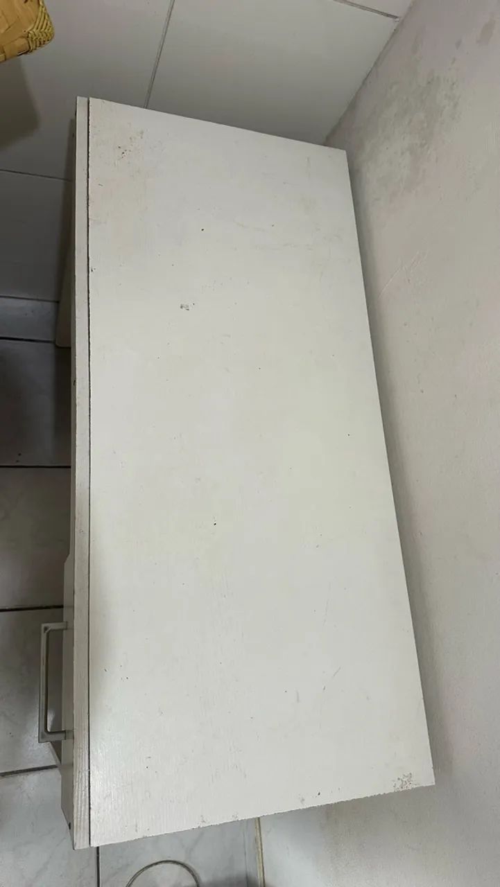 Escrivaninha Mesa branca  - Foto 3