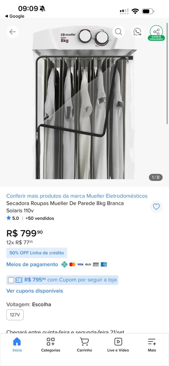 Secadora de roupas  - Foto 2