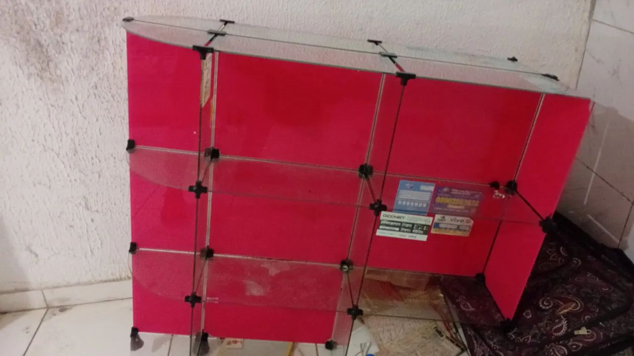 Gôndola Modulado Em Vidro - 1,00 X 1,00 X 0,40