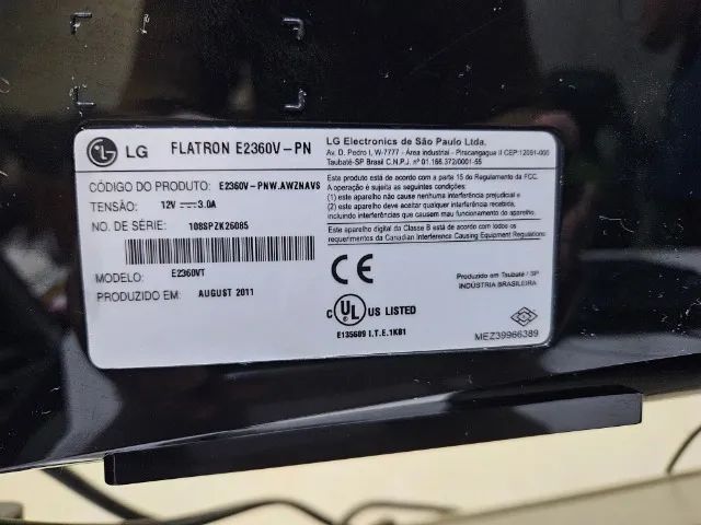 Monitor LG Flatron E2360V LED LCD widescreen 23 polegadas com resolução Full HD - Foto 3