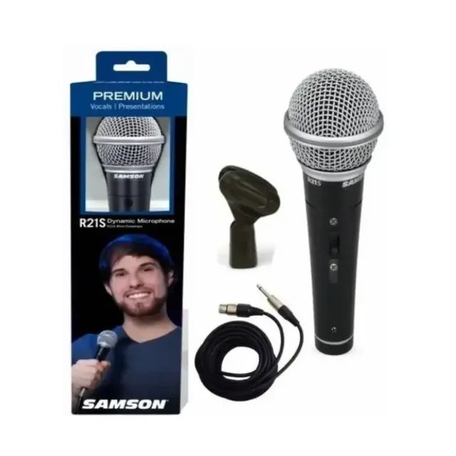 Microfone Dinâmico Samson R21S