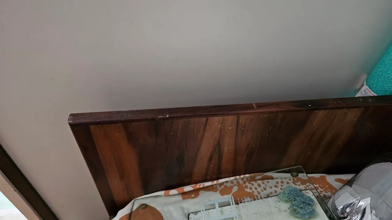 Cama de solteiro menor que o padrão com 2 gavetões, de jacarandá - Foto 4