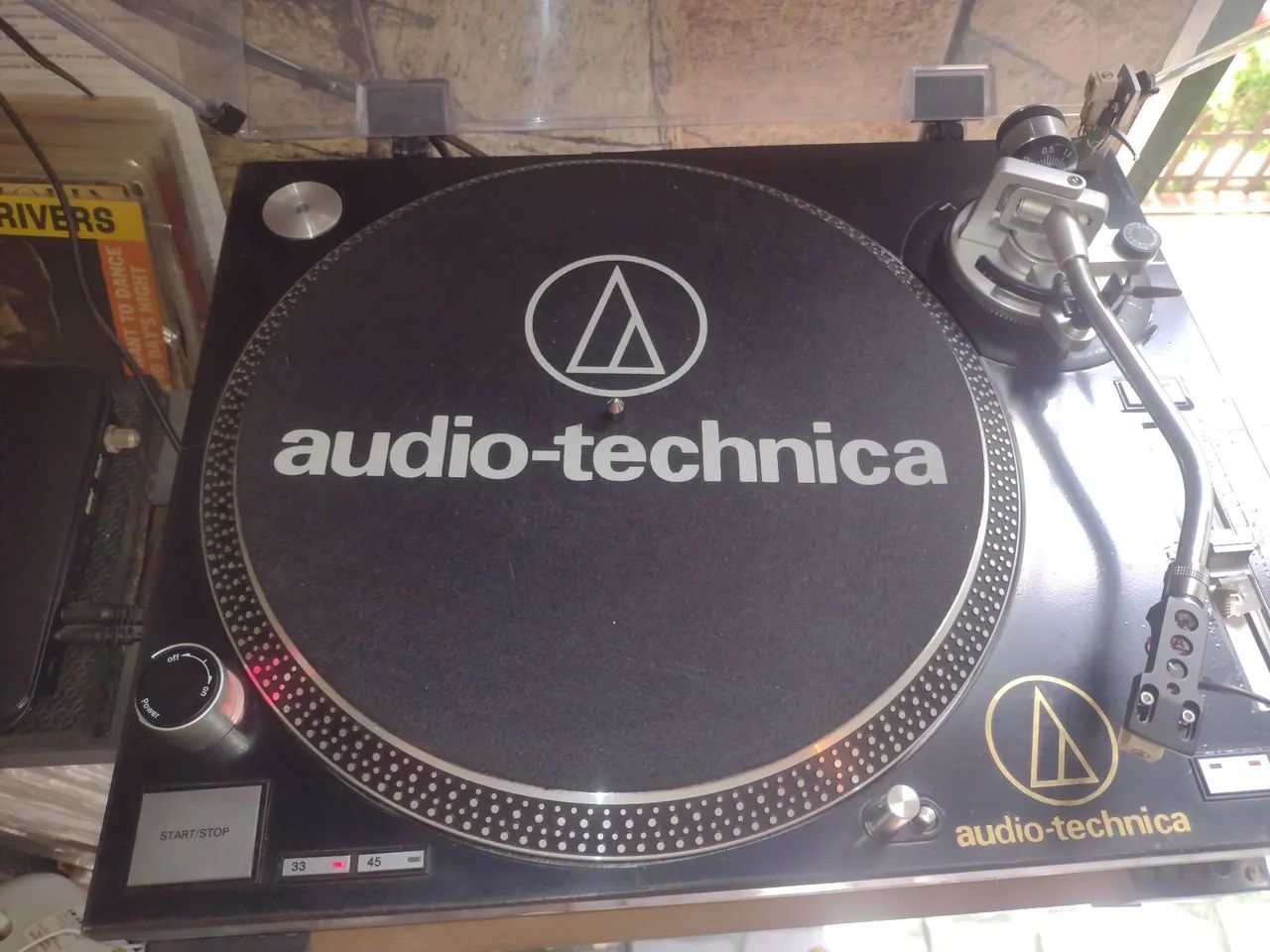 Toca disco áudio técnica LP120 USB  super nova  - Foto 3