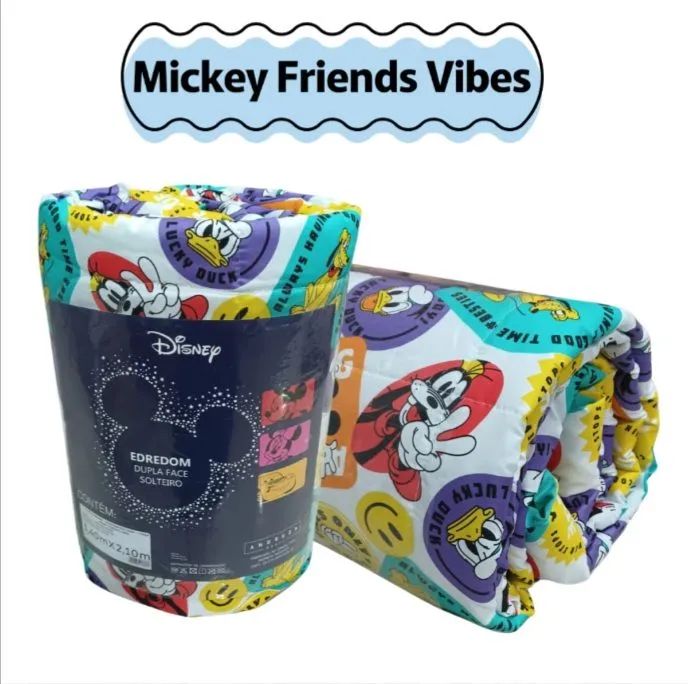 Edredon solteiro Mickey Mouse Vibes - Foto 4