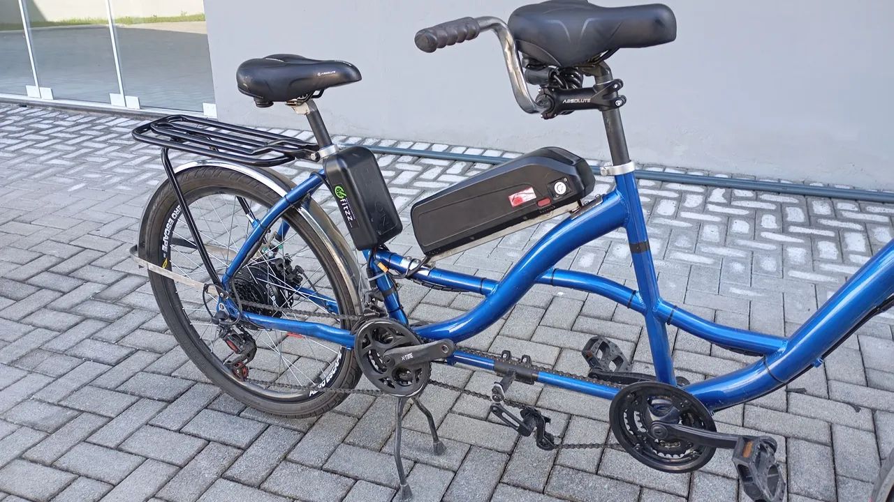Bike Tandem com kit elétrico. - Foto 3