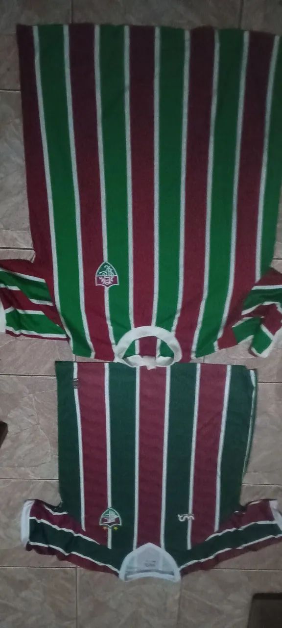 Kit 2 camisa + bandeira do fluminense 