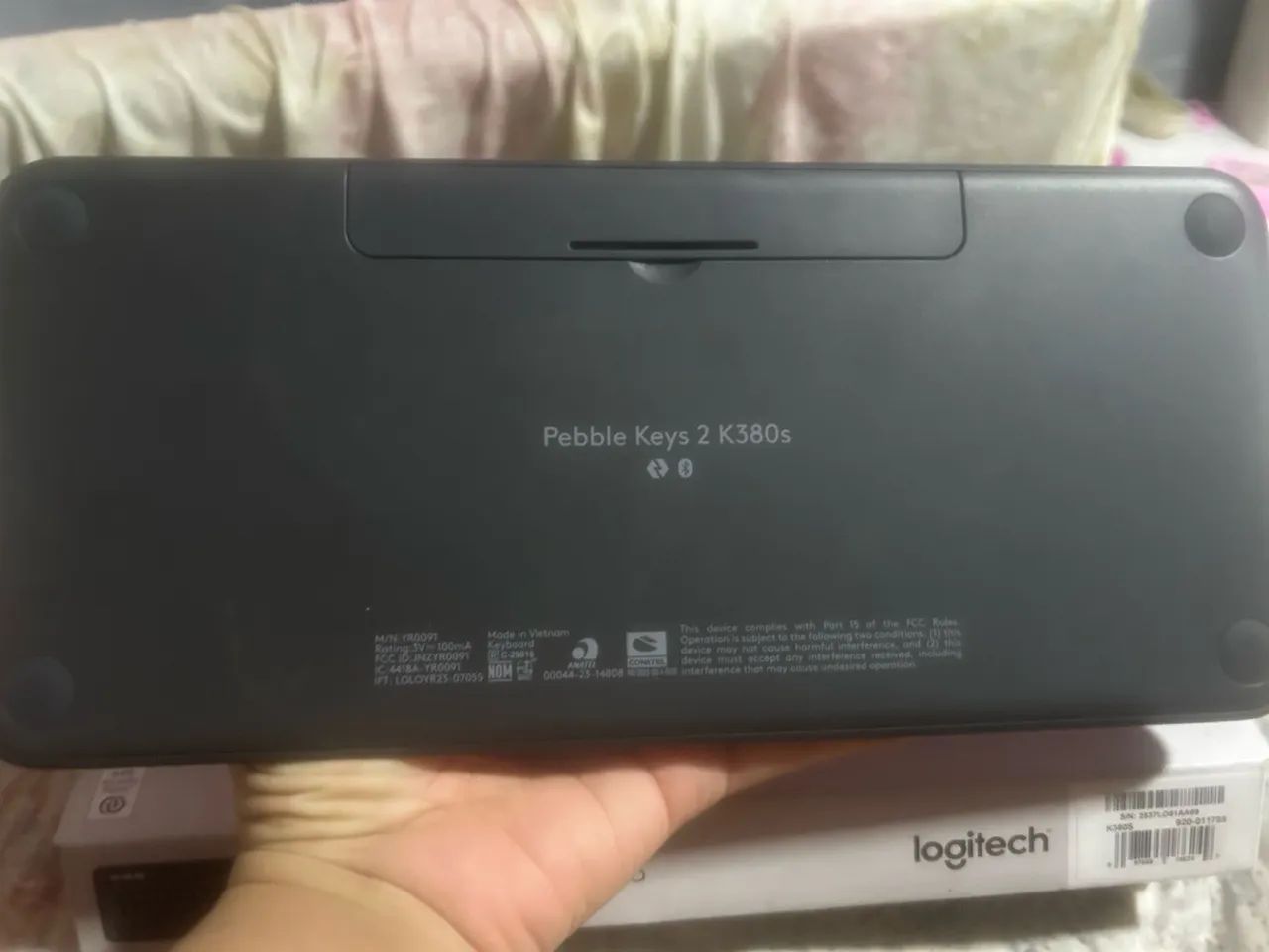 Teclado Logitech Pebble Keys 2 K380s - Bluetooth - Foto 5