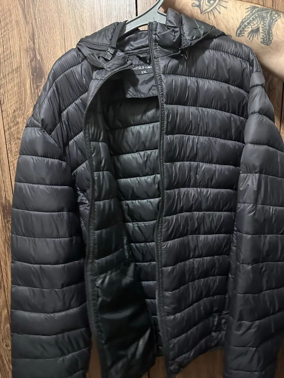 Jaqueta Puffer Preta GG (XXL) - Foto 3