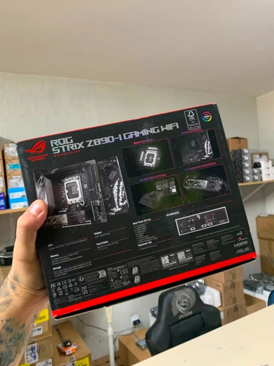 Placa Mãe Z890-I ROG STRIX WIFI - Foto 2